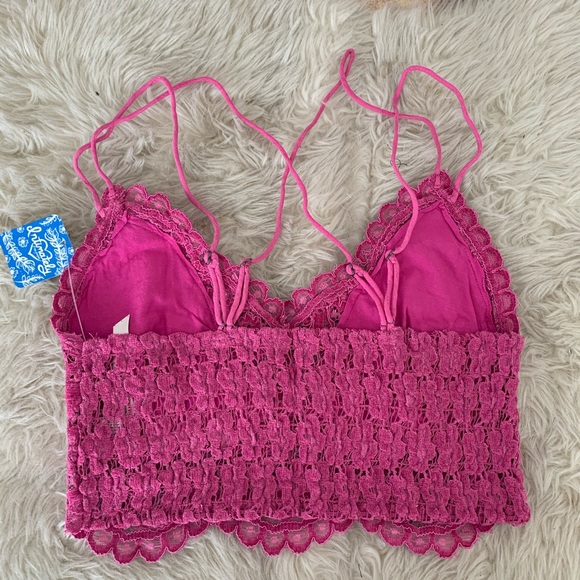 NEW free people Celine bralette lace M - Picture 7 of 7